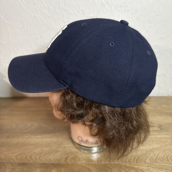 Vtg New York Yankees Strapback Hat Twins Enterprise Wool Blend & 47 Beanie Lot 2 - Picture 6 of 13